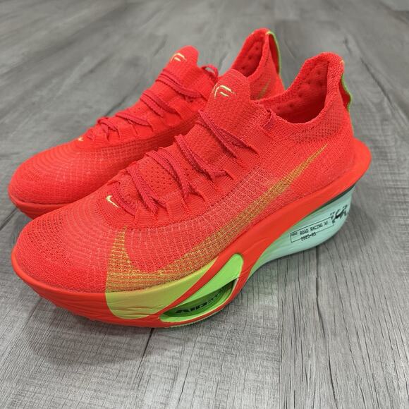 Nike Air Zoom Alphafly NEXT% 3 Bright Crimson Lime Blast FD8311-600 Men’s Size 9 main image 9